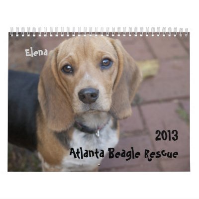 Calendario 2013 del rescate del beagle de Atlanta Calendario 2013 del rescate del beagle de Atlanta