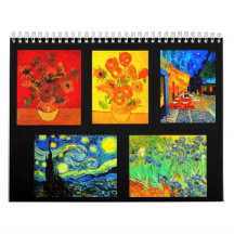 Calendario-Clásico/Vintage-Vincent Van Gogh