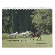 Calendario de 2012 rienda de la esperanza