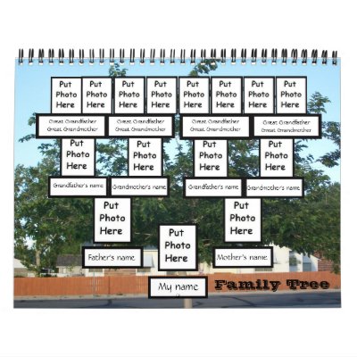 Calendario de encargo del árbol de familia 2011 Calendario de encargo del árbol de familia 2011
