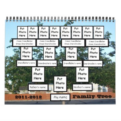 Calendario de encargo del árbol de familia 2011-20 Calendario de encargo del árbol de familia 2011-20