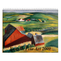 Calendario de la bella arte 2009 de Vaughn