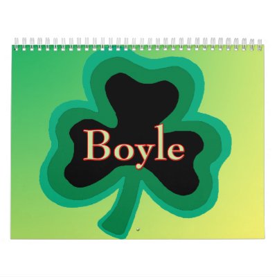 Calendario de la familia de Boyle Calendario de la familia de Boyle