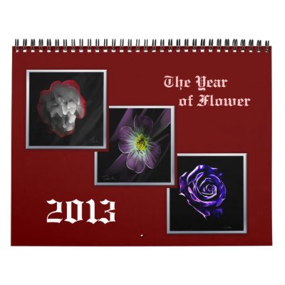 Calendario de la flor Calendario de la flor