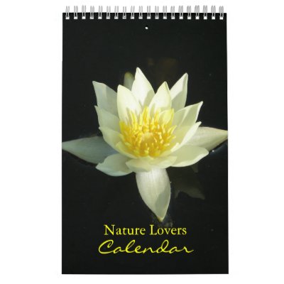 Calendario de la foto de los amantes de naturaleza Calendario de la foto de los amantes de naturaleza
