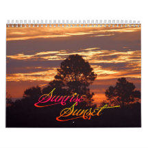 Calendario de la puesta del sol de la salida del s