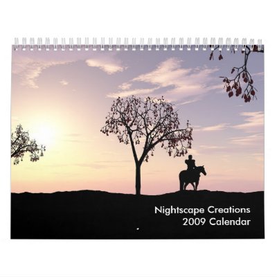 Calendario de las creaciones 2009 de Nightscape Calendario de las creaciones 2009 de Nightscape