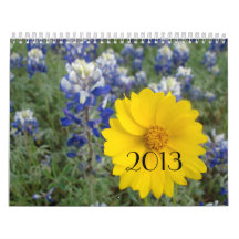 Calendario de los Wildflowers de Tejas