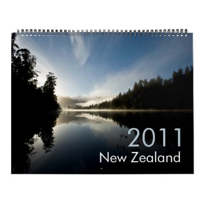 Calendario de Nueva Zelanda 2011 Calendario de Nueva Zelanda 2011