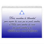 Calendario de Serenidad y lemas de Al Anon