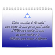 Calendario de Serenidad y lemas de Al Anon