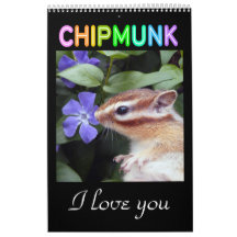 calendario del 24month del chipmunk (todos los paí