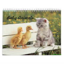 Calendario del animal del bebé