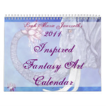 Calendario del arte 2011 de la fantasía de Leah Ja