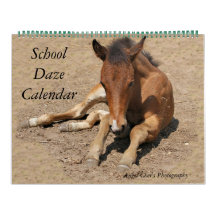 Calendario del deslumbramiento de la escuela por l