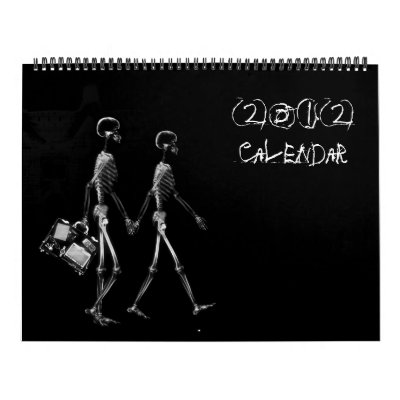 Calendario del esqueleto 2012 de Vision de la radi Calendario del esqueleto 2012 de Vision de la radi