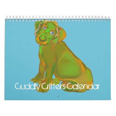 Calendario mimoso de los Critters Calendario mimoso de los Critters