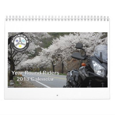 Calendario redondo de los jinetes 2013 del año Calendario redondo de los jinetes 2013 del año
