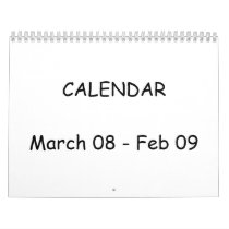CALENDARMarch 08 - Feb 09 by briprincess CALENDARMarch 08 - Feb 09