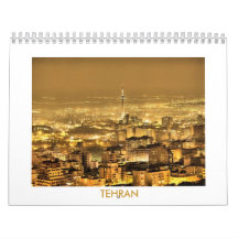 Calender 2010 with photos of Tehran-Iran Wall Calendar