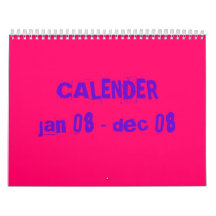 CALENDERjan 08 - dec 08 Calendars