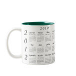 Calendrier 2012 français mugs