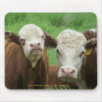 Calf and Mama Mouse Pad mousepads by mttmaliha Calf and Mama Mouse Pad mousepads