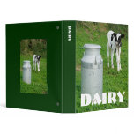 Calf and milk urn vinyl binder