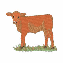 Calf Embroidered Polo Shirt