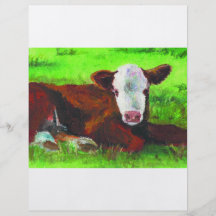 calf personalized flyer