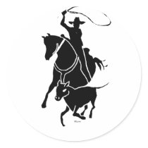 Calf Roper 1 stickers by saddleblkt Calf Roper 1 stickers
