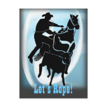 Calf Roper 203 Post Cards