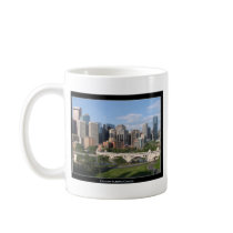 Calgary Alberta Canada Downtown Skyline View Mugs