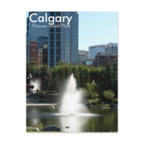 Calgary Princess Island Park post card postcards