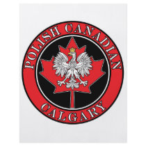 Calgary Round Polish Canadian Leaf flyers by PolishCanadian Calgary Round Polish Canadian Leaf flyers