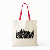 Calgary Skyline Tote Bag