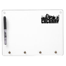 Calgary Skyline Dry Erase Whiteboard