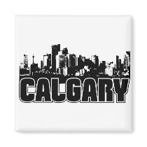 Calgary Skyline Magnets