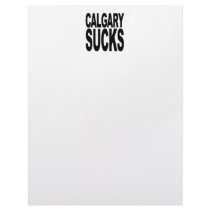 Calgary Sucks letterhead by MyShirtSucks Calgary Sucks letterhead
