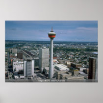 Calgary Tower, Alberta, Canada Poster