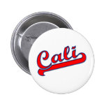 Cali California Logo Red Blue Pin