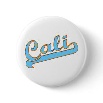 Cali California Surfer Logo in Blue buttons