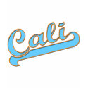 Cali California Surfer Logo in Blue shirt