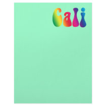 Cali Tie-Dye California Hippie Logo letterhead