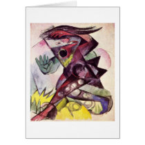 Caliban Figurine By Franz Marc Cards