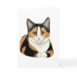 Calico Cat Greeting Card