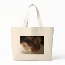 Calico Cat in the Sun Tote bags