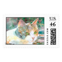 Calico Cat Postage postage by arthelpinganimals Calico Cat Postage postage
