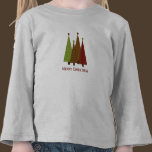 Calico Christmas Trees T-Shirt t-shirts