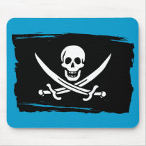 Calico Jack Flag mousepads by sqarehead Calico Jack Flag mousepads